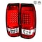 Spec-D Tuning 03-07 Chevrolet Silverado LED Bar Tail Lights- Red LT-SIV03RLED-G2-TM - alternate 1